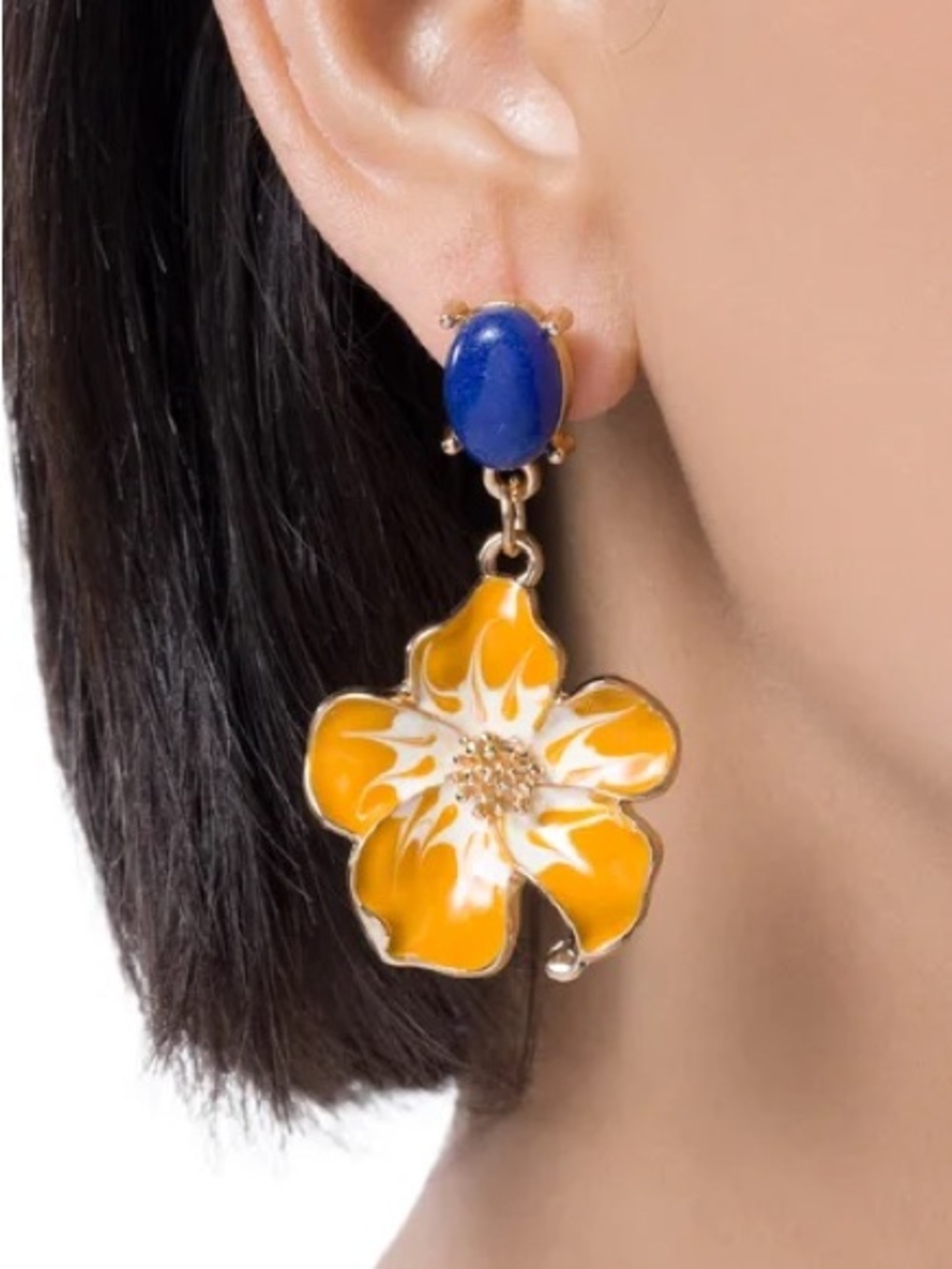 NWT Yellow Flower Earrings(Last One)